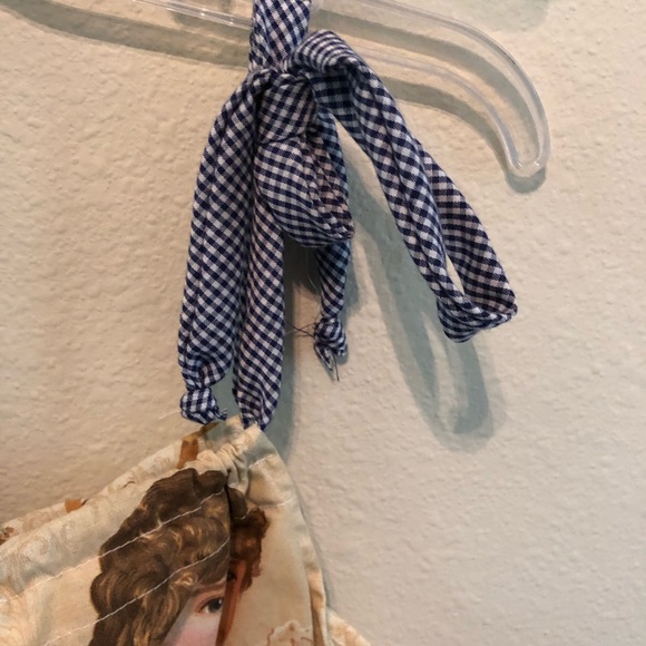 Upcycled Pattern Material Summer Boho Rodeo Top - Picture 3 of 8